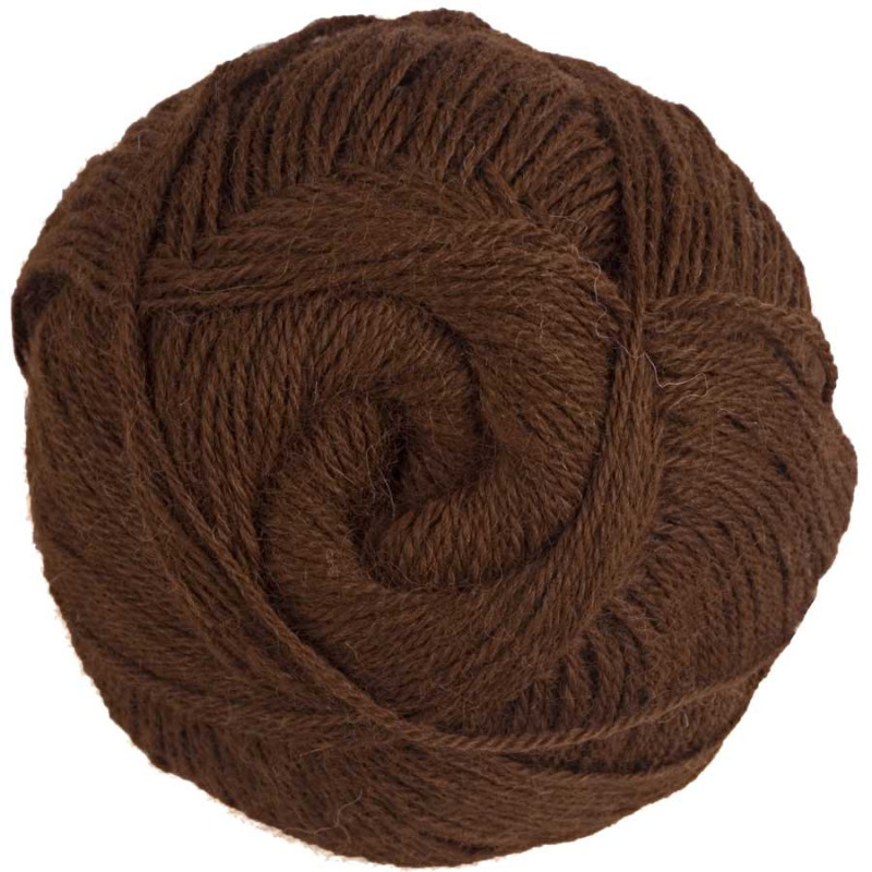 Chocolate brown - 100% Alpaca - Fine - 100 gr./ 372 yd.