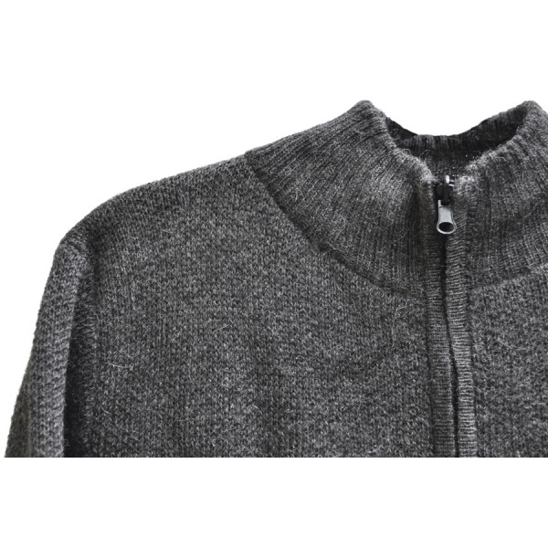 Zippered cardigan - Alpaca Wool