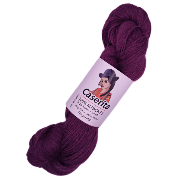 Grape - 100% Alpaca - Fine - 100 gr./ 400 yd.