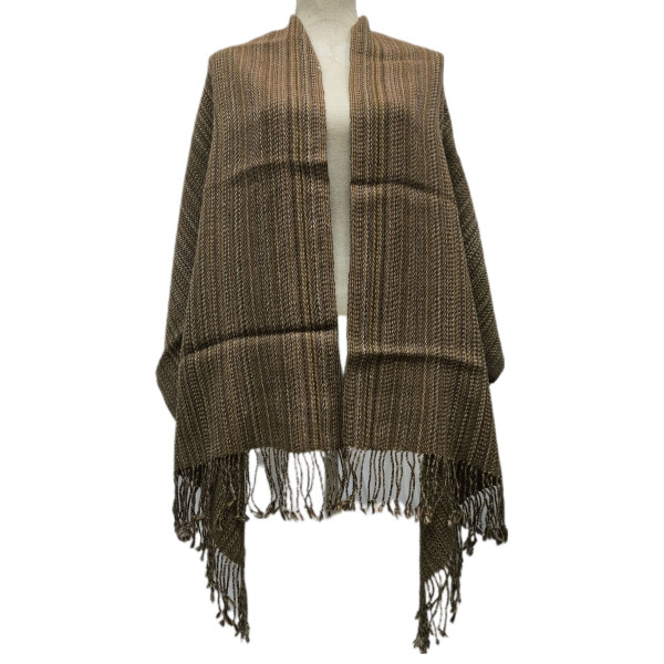 Shawl Shades of Brown Colors - Alpaca Wool