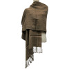 Shawl Shades of Brown Colors - Alpaca Wool