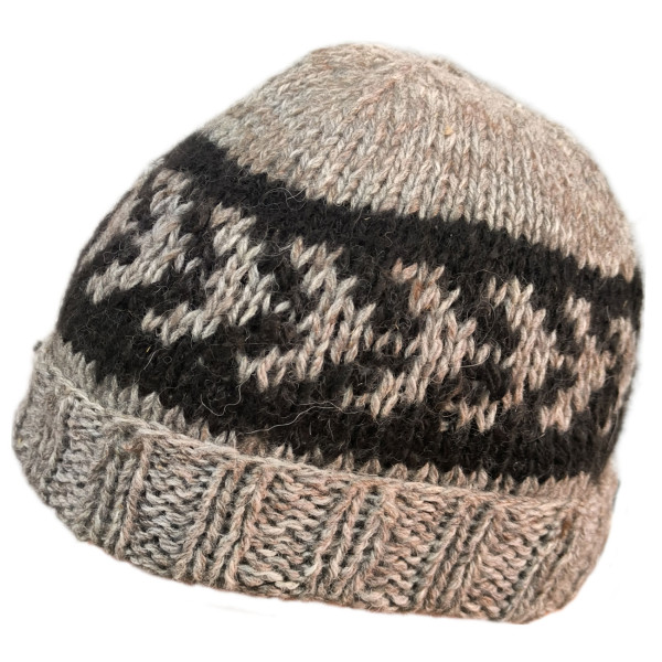 Parinacota Beanie in Natural Colors - Llama and Alpaca