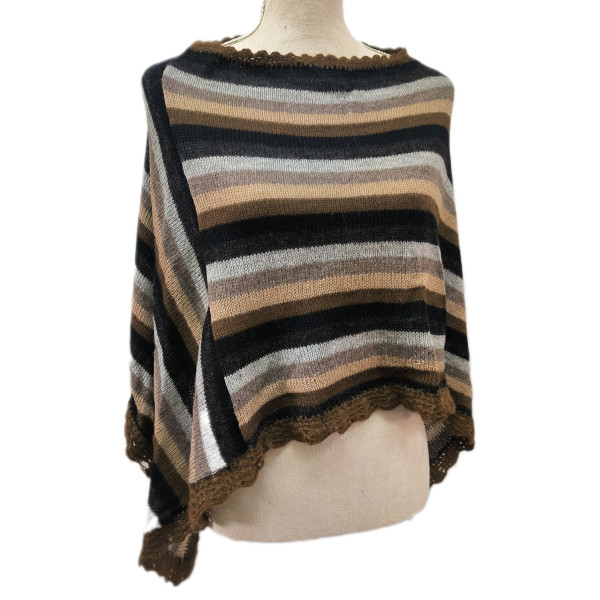 "Panqara" Poncho - Alpaca wool