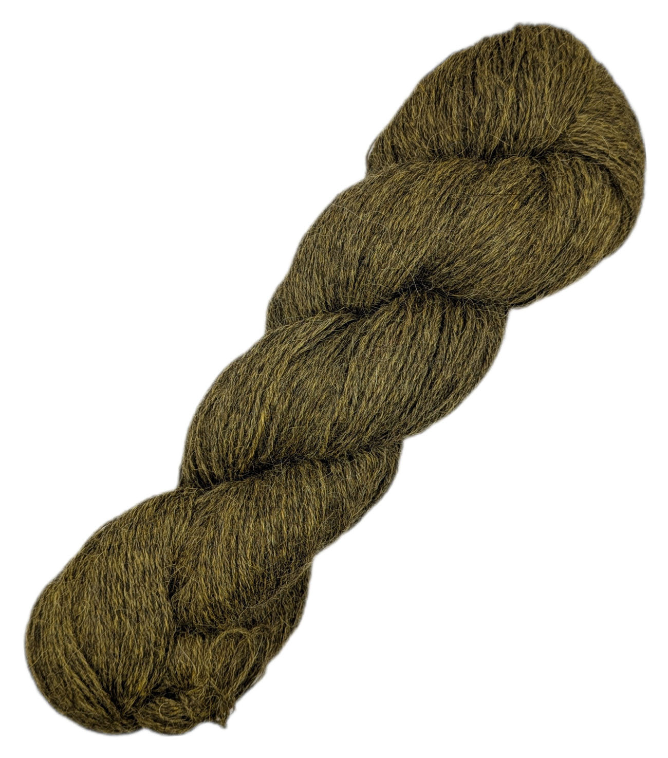 Verde Oliva - Llama Alpaca FS - Fingering - 100g / 366m