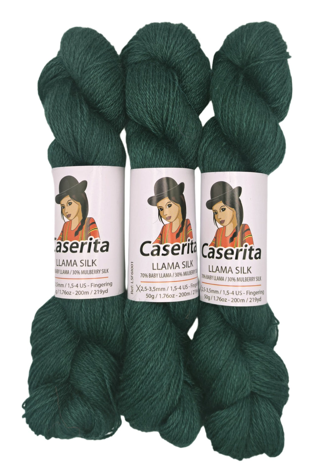 Verde Bosque - Baby llama y Seda - 50 gr./200 m.