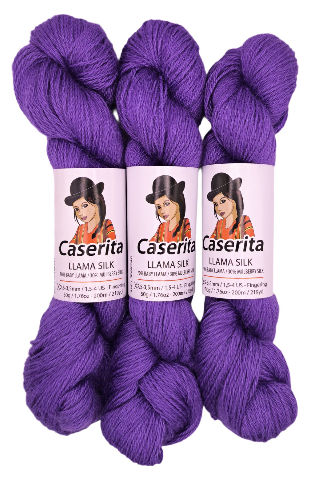 Morado Lavanda - Baby llama y Seda - 50 gr./200 m.