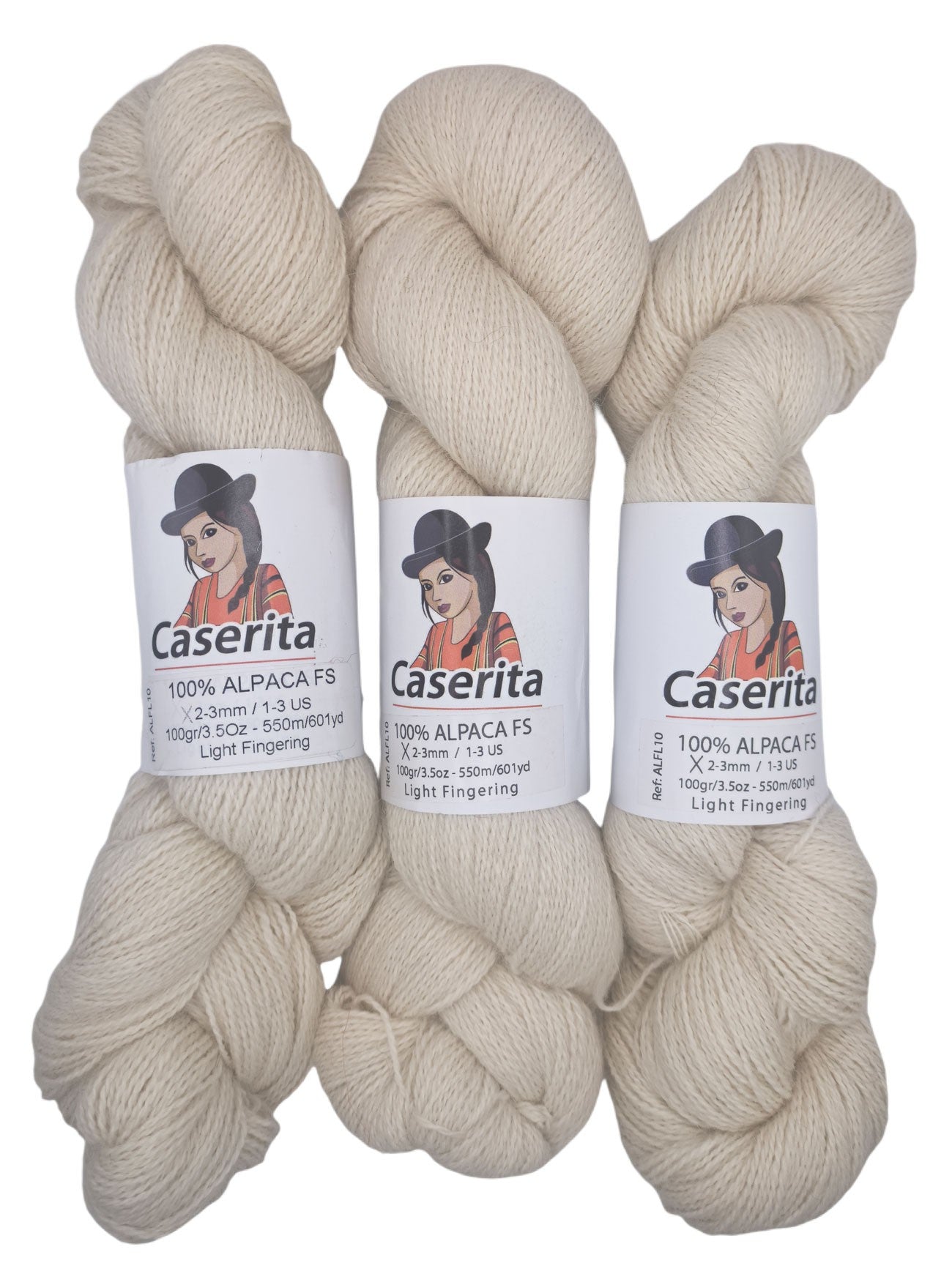 Blanco Crudo - 100% Alpaca FS - 100 gr. / 550m